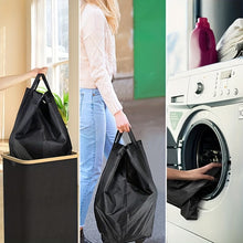 Laden Sie das Bild in den Galerie-Viewer, Waschbarer Recycling-Eimer 100 Liter – robust, platzsparend und faltbar