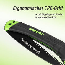 Laden Sie das Bild in den Galerie-Viewer, Japansäge, Handklappsäge: Hand-Klappsäge aus Carbonstahl mit Trapez-Verzahnung, 18 cm