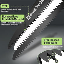 Laden Sie das Bild in den Galerie-Viewer, Japansäge, Handklappsäge: Hand-Klappsäge aus Carbonstahl mit Trapez-Verzahnung, 18 cm