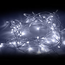 Laden Sie das Bild in den Galerie-Viewer, LED-Lichterkette für Innen- und Außenbereich – 10 Meter lang, kaltweiß