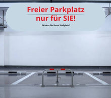 Laden Sie das Bild in den Galerie-Viewer, Parkplatzsperre klappbar mit Schloss &amp; 3 Schlüsseln – 80 cm