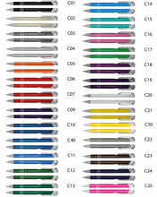 Laden Sie das Bild in den Galerie-Viewer, Ab 69 Cent: Kugelschreiber aus Vollmetall inklusive Druck Ihres Namens, Firma oder Logo. Muster gratis!