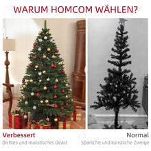 Laden Sie das Bild in den Galerie-Viewer, Künstlicher Weihnachtsbaum – 1,8 m mit realistischer Kiefern-Optik, flammhemmend