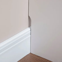 Laden Sie das Bild in den Galerie-Viewer, Heizkörperabdeckung mit Lamellendesign &amp; Ablagefläche – Weiß, 120 cm