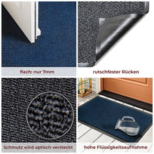 Laden Sie das Bild in den Galerie-Viewer, Schmutzfangmatte Sauberlaufteppich beige-schwarz, 60x90 / 90x150 / 120x180 cm
