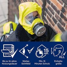 Laden Sie das Bild in den Galerie-Viewer, Dräger PARAT 5500 Brand-Fluchthaube mit CO-P2-Filter