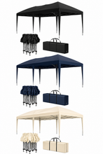 Laden Sie das Bild in den Galerie-Viewer, Faltpavillon 3 x 6 m – (Preiswert) Pop-Up Pavillon inklusive Tragetasche. Sonnenschutz und leichter Regen. Ohne Seitenteile.
