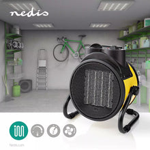 Laden Sie das Bild in den Galerie-Viewer, Heizlüfter Keramik 2 KW. Verstellbar bis 2000 Watt und Thermostat, Industriedesign