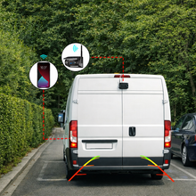 Laden Sie das Bild in den Galerie-Viewer, Autarke WLAN-Solar-HD-Rückfahrkamera, Akku, magnetisch, IR-Nachtsicht