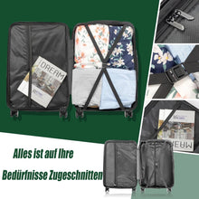 Laden Sie das Bild in den Galerie-Viewer, Kofferset (2026) 4-teilig komplett. Hartschalenkoffer. Reisekoffer. Komplettset.