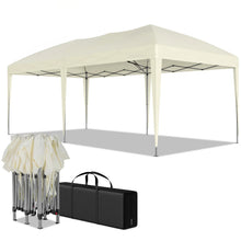 Laden Sie das Bild in den Galerie-Viewer, Faltpavillon 3 x 6 m – (Preiswert) Pop-Up Pavillon inklusive Tragetasche. Sonnenschutz und leichter Regen. Ohne Seitenteile.