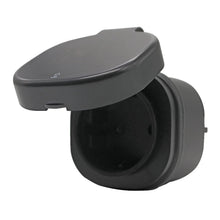 Laden Sie das Bild in den Galerie-Viewer, Funkschalter-Set 2+1 für Außen – 2 Funksteckdosen mit Fernbedienung, bis 2300 W, 30 m Reichweite, IP44