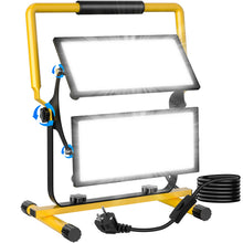 Laden Sie das Bild in den Galerie-Viewer, LED Baustrahler Flutlicht 200 Watt (2x100 Watt) mit Ständer. 230 Volt. IP66.