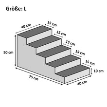 Laden Sie das Bild in den Galerie-Viewer, Tiertreppe Plüsch in 3 verschiedenen Größen und 6 Farben