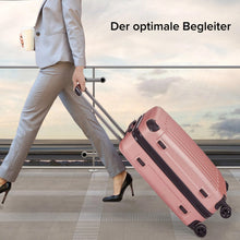 Laden Sie das Bild in den Galerie-Viewer, Kofferset (2026) 4-teilig komplett. Hartschalenkoffer. Reisekoffer. Komplettset.