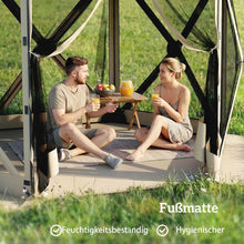 Laden Sie das Bild in den Galerie-Viewer, Faltpavillon Popup Sechseck, wasserdicht, 3x2,6 m, Khaki