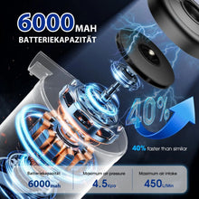 Laden Sie das Bild in den Galerie-Viewer, Elektrische USB Akkupumpe 6000mAh Luftpumpe Pool Schlauchboote Luftmatratze Gebläse