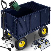 Laden Sie das Bild in den Galerie-Viewer, Bollerwagen 550 kg – Der vielseitige Transportwagen für alle Gelegenheiten. 4 Farben zur Auswahl.