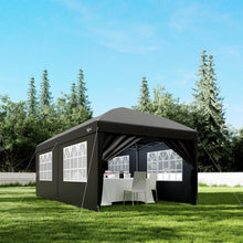 Laden Sie das Bild in den Galerie-Viewer, Faltpavillon 3 x 6 m – (Preiswert) Pop-Up Pavillon inklusive Tragetasche. Sonnenschutz und leichter Regen. Mit 6 Seitenteilen.