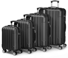 Laden Sie das Bild in den Galerie-Viewer, Kofferset (2026) 4-teilig komplett. Hartschalenkoffer. Reisekoffer. Komplettset.
