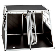 Laden Sie das Bild in den Galerie-Viewer, Hunde-Transportbox. Doppel groß (90x97 cm)