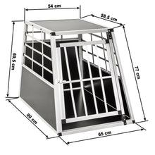 Laden Sie das Bild in den Galerie-Viewer, Hunde-Transportbox. Single groß (90x65 cm)