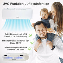 Laden Sie das Bild in den Galerie-Viewer, Split Klimaanlage 9000 BTU Klimagerät mit Wandhalterung. WLAN. Vorbefüllt.